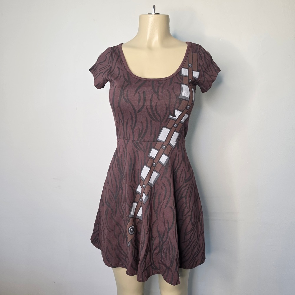 Star Wars Dress Womens S Chewbacca Wookiee Skater Mighty Fine Costume Halloween